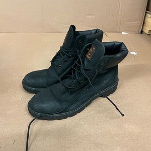 Timberland Black Lace Up Boots Size 6.5 US